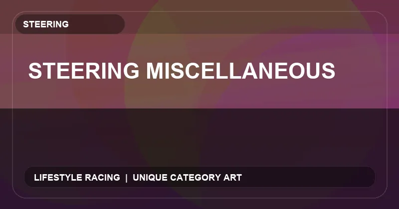 Steering Miscellaneous